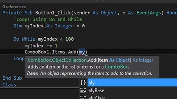 Loop Using Do While Statement in Visual Basic