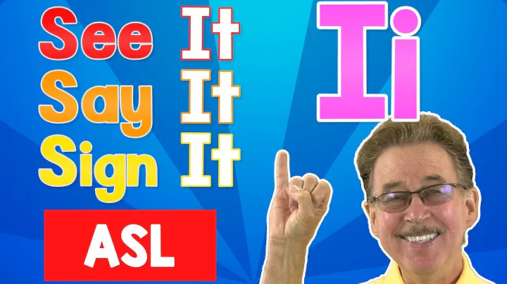 See it, Say it, Sign it | The Letter I | ASL for Kids | Jack Hartmann
