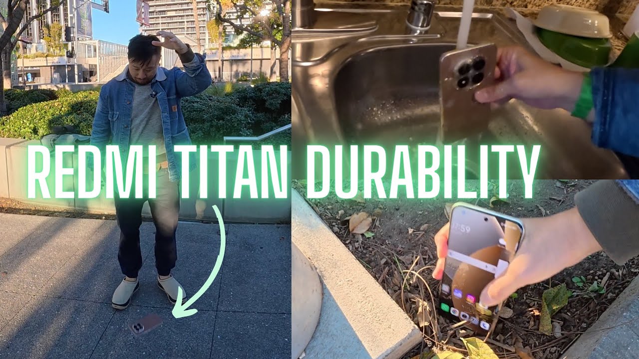 REDMI Titan Durability Tested! Note 15 Pro Plus 5G Drop Test and Vegas VLOG