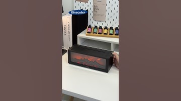 A New Popular Usb Fireplace-Style Aromatherapy Diffuser With Seven Color Light Humidifier