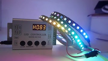 HC008 133 Modes Controller with WS2812B 96 LEDs m RGB Strip Light