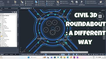 Creating A Roundabout Using Civil 3D intersection Tools - Part 2
