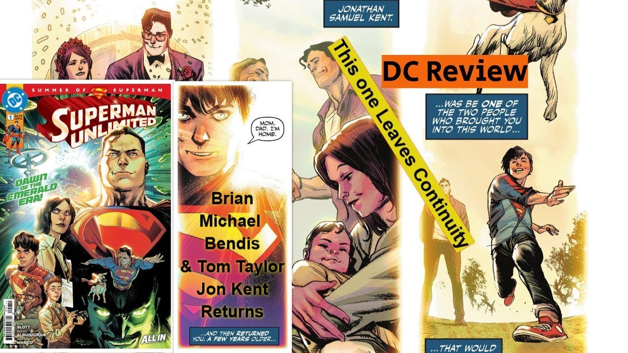 Superman Unlimited #1 Don't Be Fooled By The Dan Slott Jon Samuel Kent Bait & Switch Stool