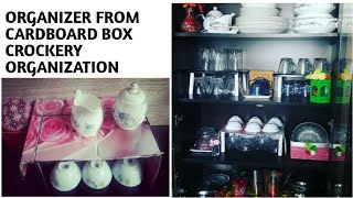 DIY MULTIPURPOSE ORGANIZER FOR KITCHEN/crockery cabinet organization/simplified home diy