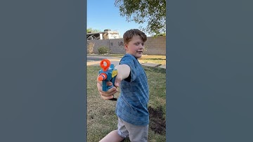 The Forbidden Hidden Nerf Blaster #nerf #sneakattack #funny