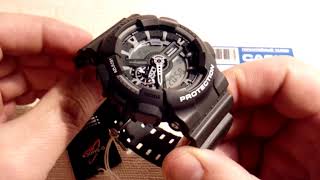 GA-110 G-SHOCK  CASIO НАСТРОЙКА