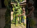 kisan ne bna diya bamboo se salman khan ka wanted look photo #ai #shorts #salmankhan #woodcarving
