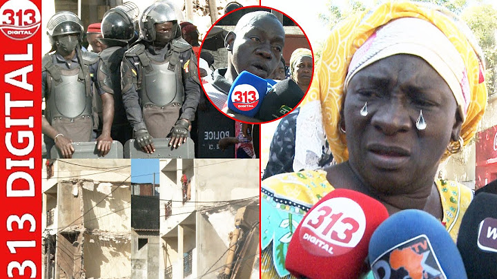 Colobane - La famille ndoye expulsée, leur maison démolie, Les tristes révélations de la soeur...
