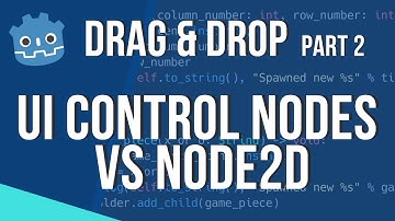 Drag & drop in Godot part 2, comparing Control node and Node2D versions