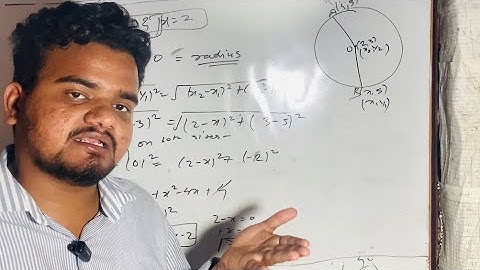 13. Find the coordinates of the point equidistant from three given pointsA(5, 3), B(5, -5) and C