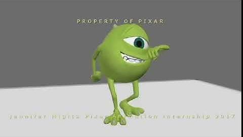 |Monsters Inc| Mike Wazowski Test Animation with Sound Part 5