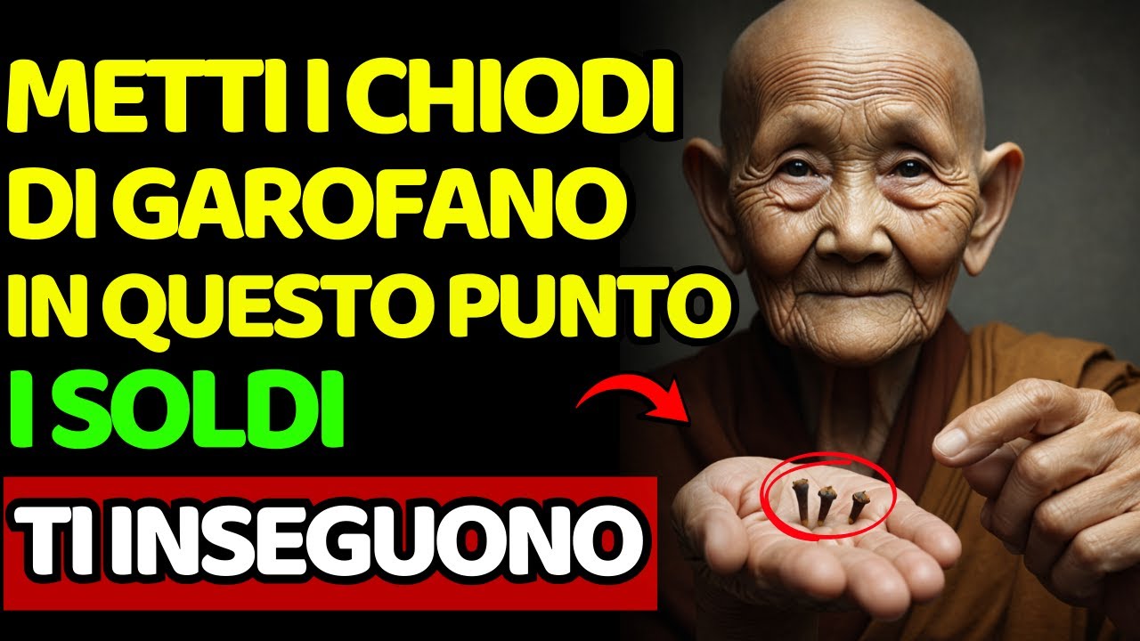 Chiodi di garofano in 3 punti: entra denaro e l’invidia perde forza