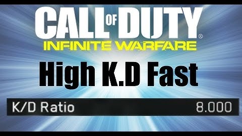 "HOW TO GET A HIGH KD" in INFINITE WARFARE! GET A HIGHER K/D RATIO IN INFINITE WARFARE!