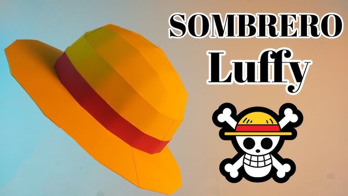 Como Fazer O Chapéu do Luffy de One Piece gastando pouco. 