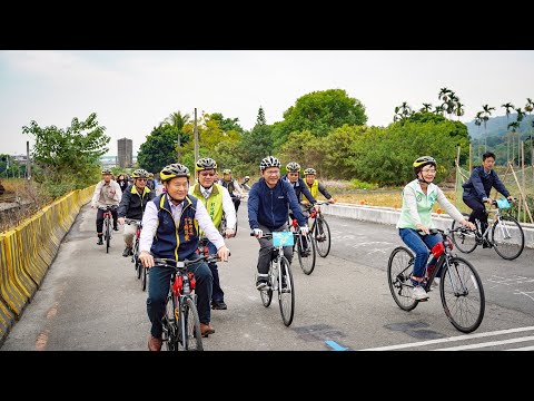 林佳龍體檢參山自行車路線 優化田中二水自行車道