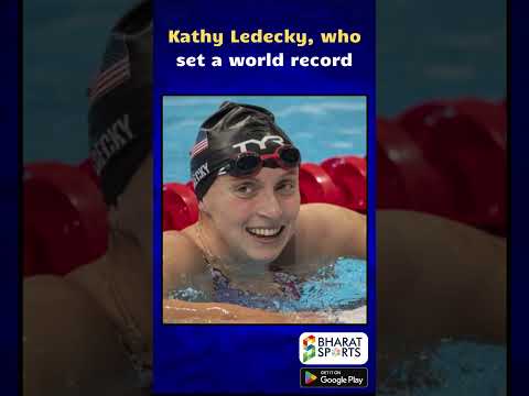 Kathy Ledecky, who set a world record | Sports News English | Bharat Sports