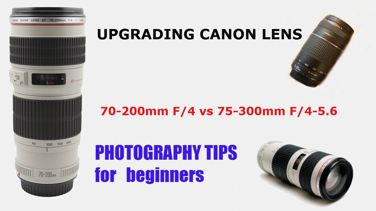 Photography Tips for beginners Fixed Aperture Canon Lenses