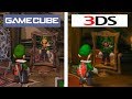 Luigis mansion  gamecube vs 3ds  graphics comparison  comparativa final