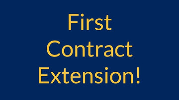 NBA2K MyLeague Series Ep. 32 | First Contract Extension (+Contract Bug Fix)!