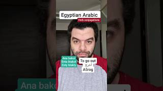 Egyptian Arabic verb conjugations (enty انتي) #learnegyptianarabic #arabic #egypt #arabian
