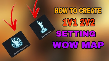 How To Create 1v1 2v2 Wow map Setting easy way #pubgmobile #wowmap