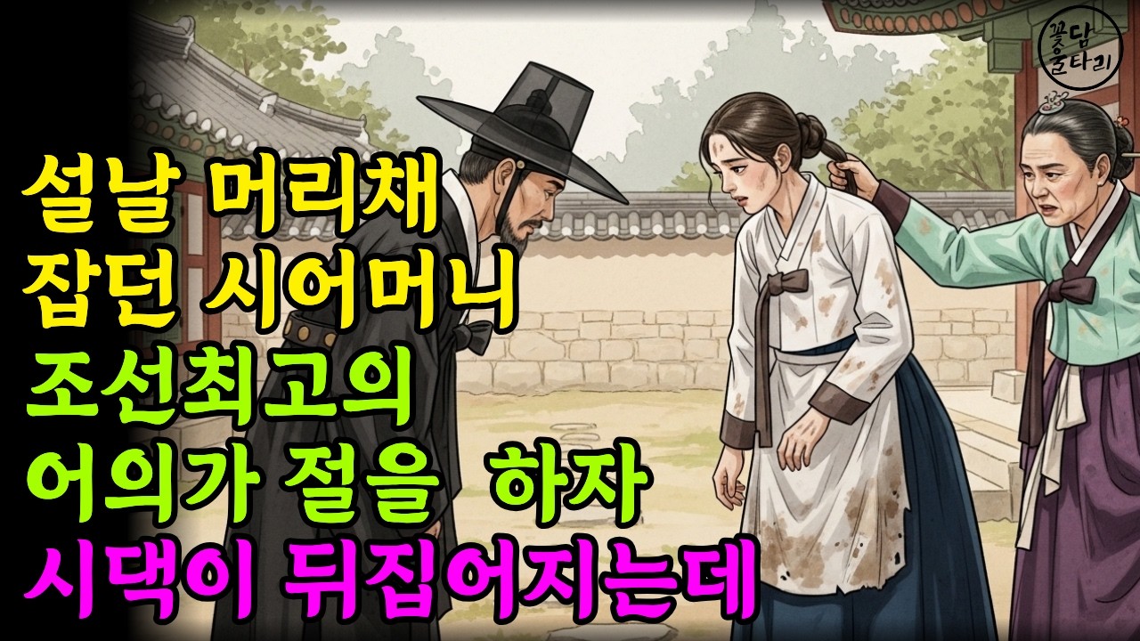 종년 취급하던 며느리에게 궁중 어의가 허리숙여 절하자 참판댁이 뒤집어지는데... | 조선 야담 /민담/조선시대     옛날이야기를 오늘날의 교훈으로 풀어드리는 채널입니다.