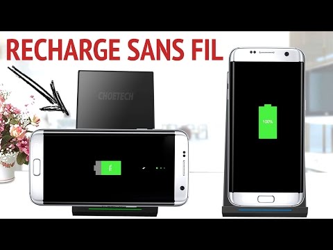 STATION RECHARGE RAPIDE SANS FIL SMARTPHONE pour S7 / S8 / S9 et SMARTPHONE QI CHARGE | CHOETECH 📲
