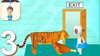 Rescue Cut - Rope Puzzle - Gameplay Walkthrough Part 3 Levels 86 - 115 (Android Gameplay) screenshot 3