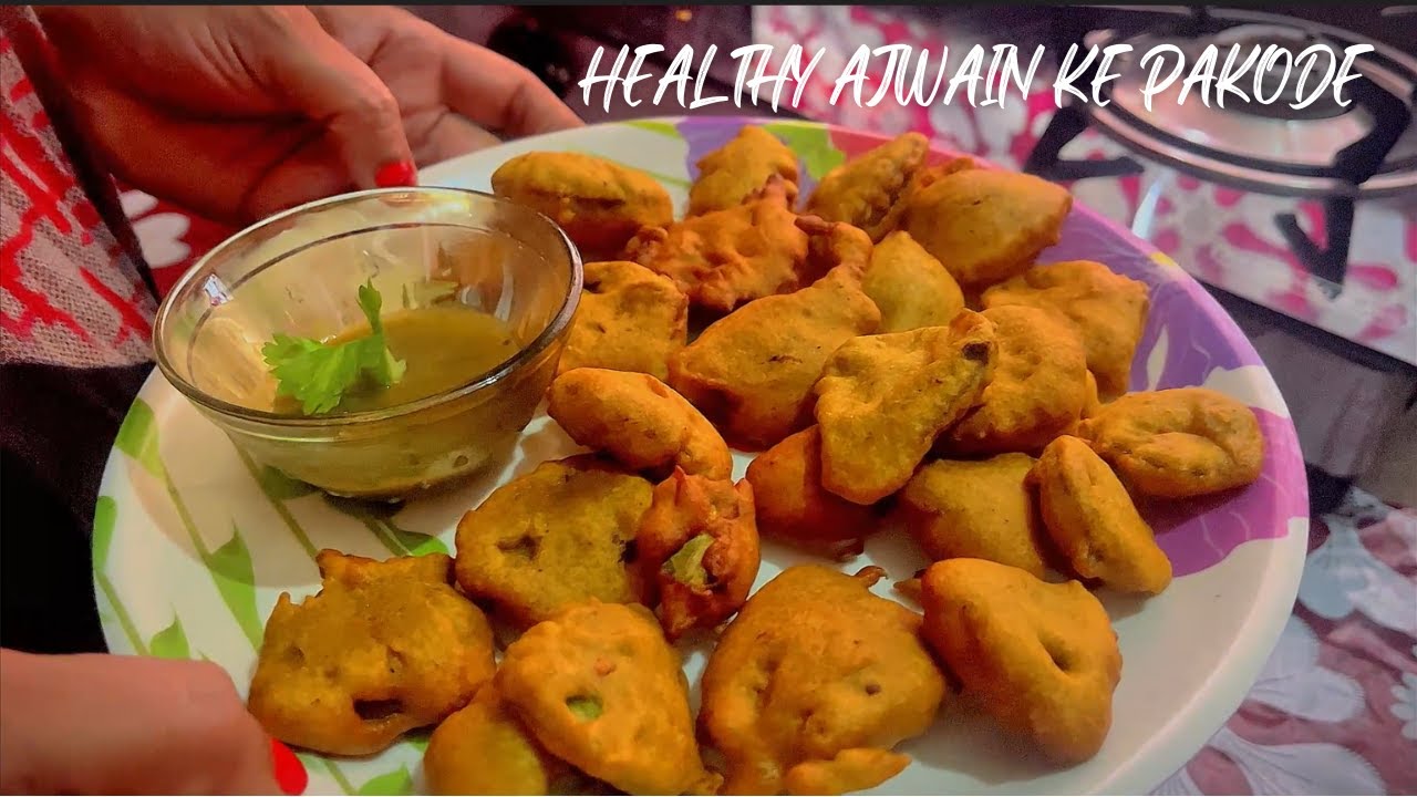 How To Make Ajwain Ke Pakode Ajwain ke patte ke pakode Ajwain
