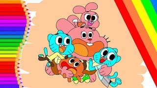Coloring page,the amazing world of gumball  , coloring pages for kid