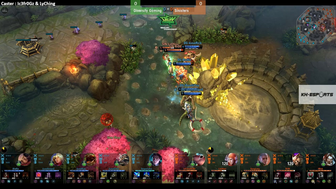 [Game1] Sinisters vs Diversity Gaming | DewGaming Vainglory Championship