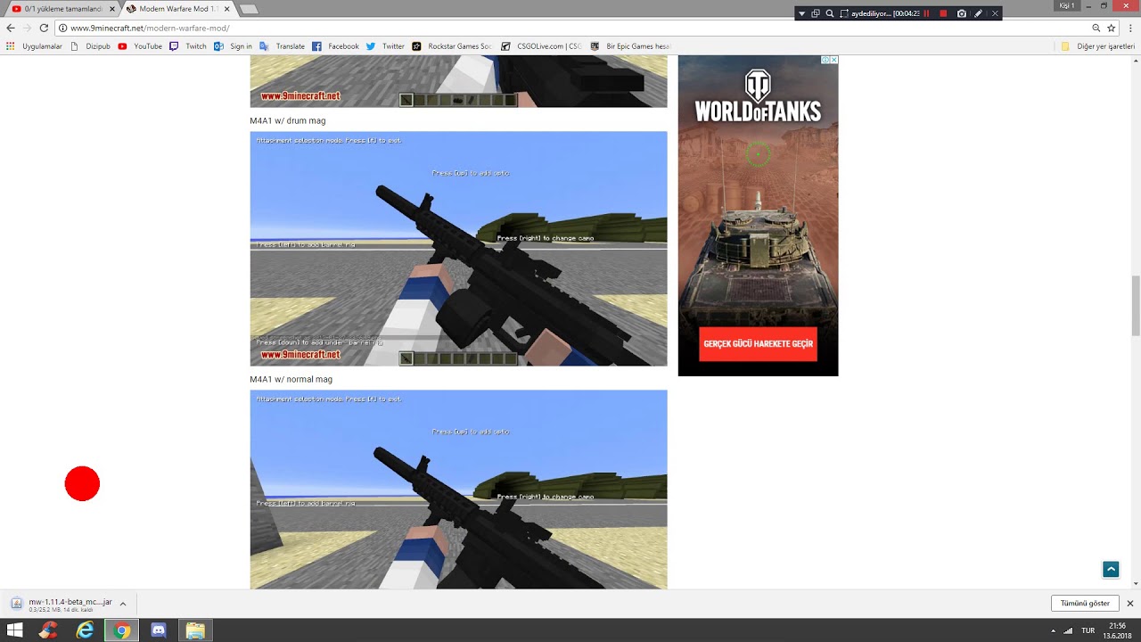 Minecraft mod nasıl yüklenir Fail :D - YouTube