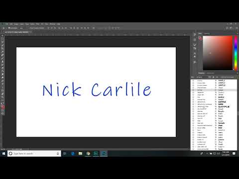 Basic Photoshop Text Tutorial