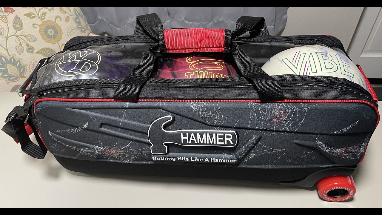 Unboxing The Newest Hammer BW Triple Tote SE 3 Bowling Ball Bag Black Widow 3.0 Dynasty