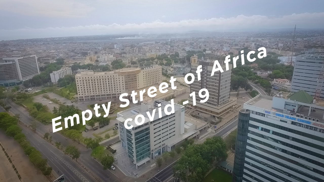 Ghana lockdown | Drone shots | Before/After 