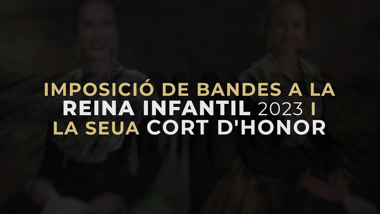 DIRECTE | Acte d'imposició de bandes a la Reina Infantil de les Festes de Castelló 2023 | 16/09/2022
