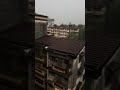 Monsoon bliss 🌧️✨ Just the soothing sound of rain and lush green views. #Monsoon #RainyDay #relax