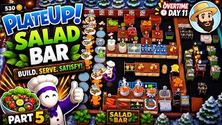 Starting a Salad Empire in PlateUp!! I Part 05 #salad #theontariogardener #plateup #sides #cooking