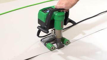 LEISTER UNIDRIVE 500 - Tutorial - Correct welding and detail connection welding straight - PLASTRAL