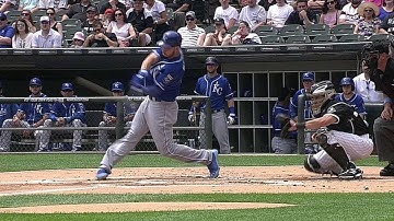 KC@CWS: Hosmer opens scoring with a two-run shot