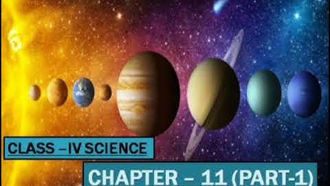 Class IV Science Ch-11 Solar system  Part-1