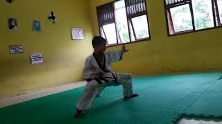 jurus tunggal IPSI sabuk dasar hitam IKS.PI KERA SAKTI