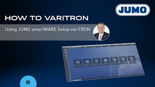 Using JUMO smartWARE Setup variTRON