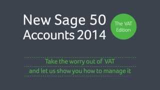 Sage 50 Accounts 2014 - Take the worry out of VAT and let us show you how to manage it screenshot 4