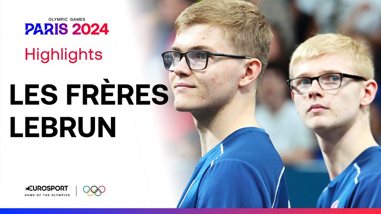 JO PARIS 2024 - Les plus beaux points de Félix et Alexis Lebrun pendant le concours olympique