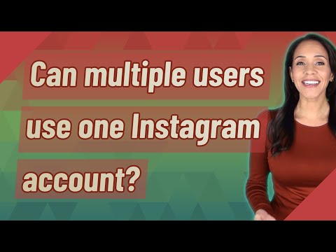 Can multiple users use one Instagram account?