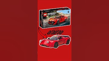 Lego Ferrari 812 turned into a Lancia Stratos! #lego #alternativebuild #legosportscar