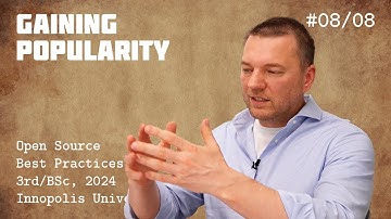 OSBP 8/8: Gaining Popularity [open source crash course]