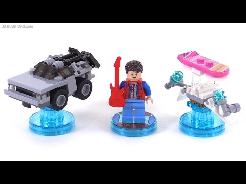 LEGO Dimensions toys: Back To The Future Level Pack items reviewed! 