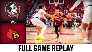 Florida State vs. Louisville Full Game Replay | 2023-24 ACC Women's Basketball